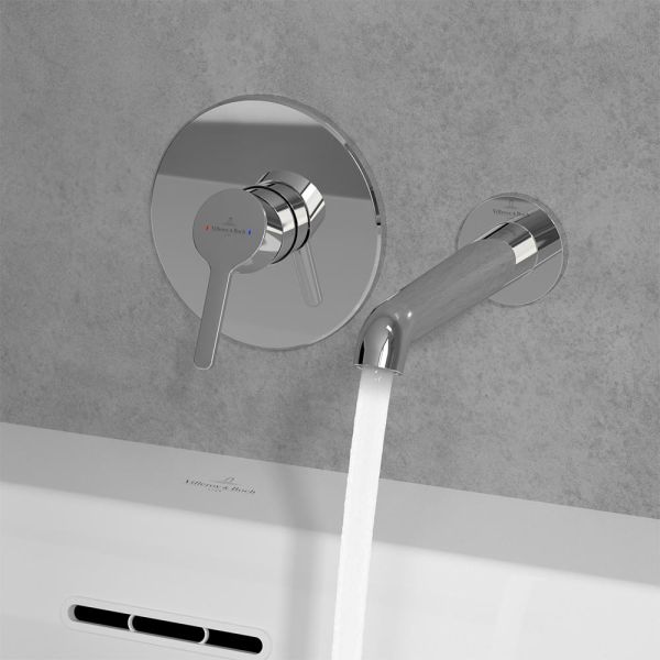Villeroy&Boch Skyla Badewannenauslauf 19,8cm, chrom TVT11600100061 
