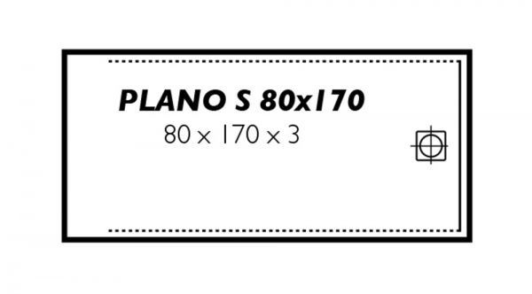Polypex PLANO S 80x170 Duschwanne 80x170x3cm