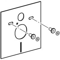 Vorschau: Geberit Schallschutzset für Wand-WC