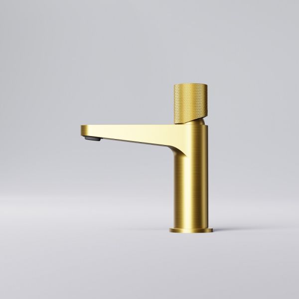 Steinberg Serie 171 Waschtisch-Einhebelmischer ohne Ablaufgarnitur gold gebürstet 1711010BG 