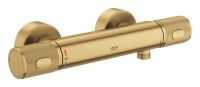 Vorschau: Grohe Precision Feel Thermostat-Brausebatterie mit ProGrip Rändelstruktur, cool sunrise gebürstet