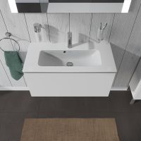 Vorschau: Duravit L-Cube Waschtischunterschrank wandhängend 82x39cm mit 1 Schublade für ME by Starck 234283