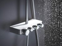 Vorschau: Grohe Euphoria SmartControl 310 Cube Duo Duschsystem moon white 26508LS0