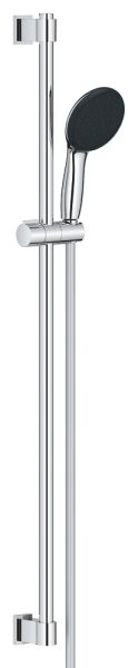 Grohe QuickFix Vitalio Start 110 Brausestangenset eckig 90cm mit Handbrause & Schlauch, chrom