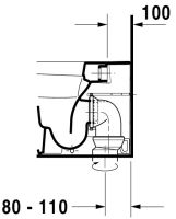 Vorschau: Duravit DuraStyle Stand-WC Tiefspüler, weiß