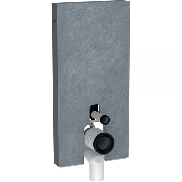 Geberit Monolith Plus Sanitärmodul Steinzeug für Stand-WC 101cm