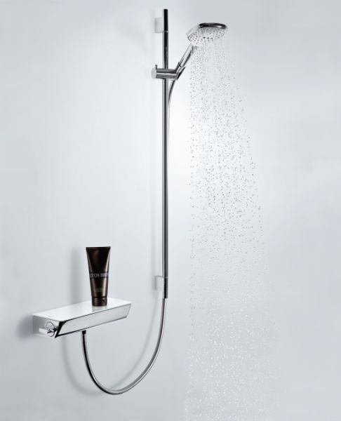 Hansgrohe Raindance Select E 120 3jet Handbrause/ Unica'S Puro Brausestange 0,65m Set