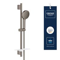 Vorschau: Grohe Vitalio Joy+ 120 Brausestangen-Set, 3 Strahlarten, hard graphite gebürstet