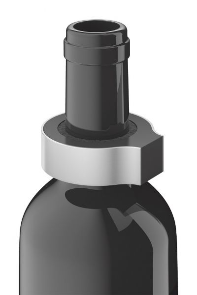 ZACK PREMIRO Tropfring für Flaschenhälse bis 35mm, edelstahl seidenmatt