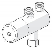 Vorschau: Hansa Hansaminimat Sicherheits-Thermostat-Vormischer zur Montage auf Eckventil, chrom