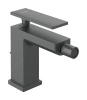 hansgrohe Tecturis E Bidetmischer mit Zugstangen-Ablaufgarnitur, brushed black chrome