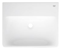 Vorschau: Grohe Euro Keramik Waschtisch 55cm ohne Hahnloch, ohne Überlauf, weiß