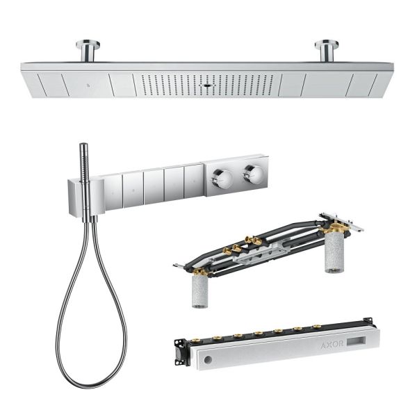 Axor ShowerSolutions ShowerHeaven/Edge Duschsystem chrom