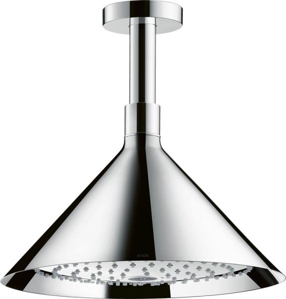 Axor Showers designed by Front 240 2jet Kopfbrause mit Deckenanschluss chrom 26022000