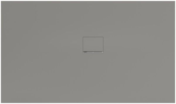 Villeroy&Boch Squaro Infinity Quaryl®-Duschwanne 170x100cm, Eckeinbau rechts gegen Wand, grey UDQ1710SQI2RV-3S