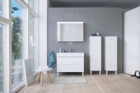 Vorschau: Duravit Vero Air Waschtisch 100x47cm, mit Überlauf, mit Wondergliss, weiß 23501000001