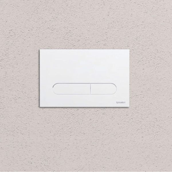 Duravit DuraSystem Betätigungsplatte mechanisch für WC Beta 100 weiß WD5009011000