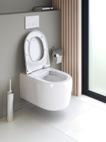 Vorschau: Duravit Qatego Wand-WC 57cm, Tiefspüler, spülrandlos, Abgang waagerecht, HygieneGlaze, weiß