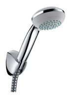 Hansgrohe Crometta 85 Variojet Handbrause/ Porter'C Brausehalter Set 1,60m, chrom