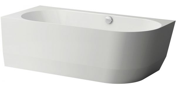 Laufen Pro Einbau-Badewanne 180x80cm, Eckversion links, weiß