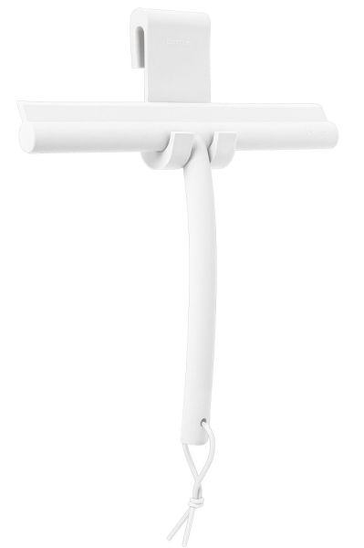 blomus VIPO Duschwischer mit Halter, weiss 66313