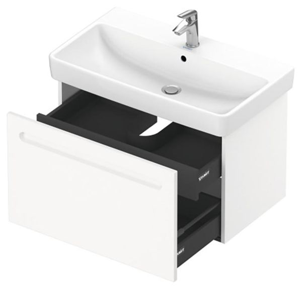 Duravit Duravit No.1 Badmöbel-Set 80cm mit Waschtisch, Spiegel, 1 Auszug und Innenschublade N10168018180000