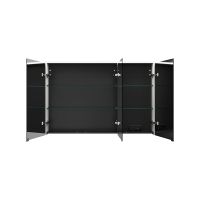 Vorschau: Burgbad Eqio Spiegelschrank 120x80cm mit horizontaler LED-Beleuchtung & Waschtischbeleuchtung