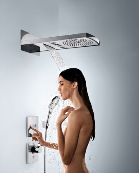 Hansgrohe ShowerSelect Thermostat Highflow Unterputz für 1 Verbraucher und 1 zusätzl. Abgang, chrom 15761000