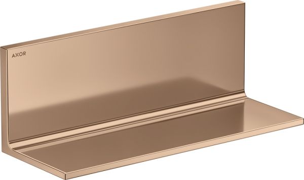 Axor Universal Rectangular Ablage, 30cm, polished red gold 42644300
