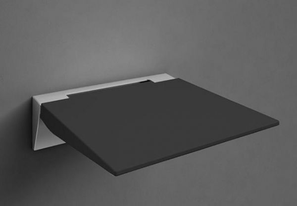 Provex SERIE 500 SD XL Duschklappsitz mit Soft-Stop, chrom/schwarz