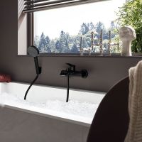 Vorschau: hansgrohe Vivenis Einhebel-Wannenarmatur Original Aufputz, schwarz matt