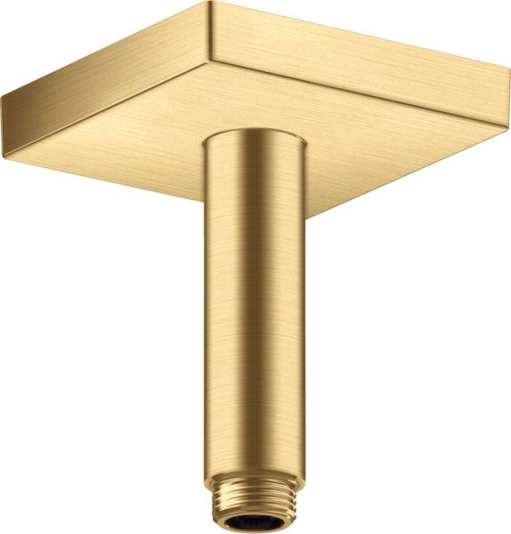Axor ShowerSolutions Deckenanschluss 10cm eckig, brushed gold optic 26437250
