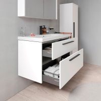 Vorschau: Duravit D-Code Waschtisch mit Unterschrank 100cm