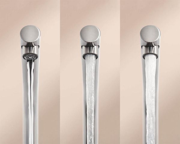 Grohe Blue 2.0 5-in-1-Armatur, L-Auslauf, supersteel