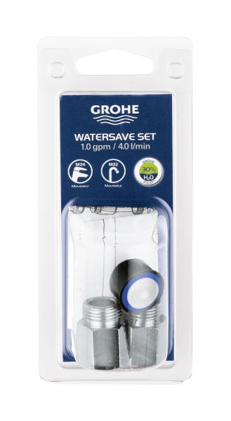 Grohe Wasserspar-Set Durchfluss 3,8 l/min Anschlussmaß G 3/8''