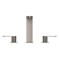 Vorschau: Grohe Plus 3-Loch-Waschtischarmatur mit Ablaufgarnitur, hard graphite gebürstet