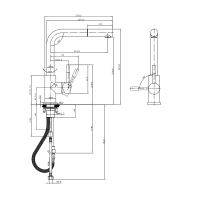 Vorschau: Villeroy&Boch Steel Shower Küchenarmatur aus Edelstahl