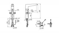 Vorschau: Hansa Hansafit Hybrid Spültisch-Elektronik-Einlochbatterie, Infrarot, mit Geräteabsperrventil, chrom