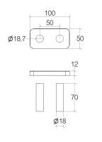 Vorschau: lineabeta CALIGO Rohrabdeckungs-Set 50mm