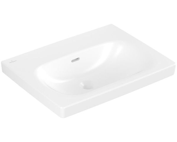 Villeroy&Boch Skyla Waschtisch 60x46cm ohne Hahnloch, mit Überlauf, stone white 5A5162RW 