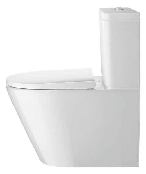 Duravit D-Neo Aufsatz-Spülkasten 3/6L mit Dual Flush, Anschluss unten links, weiß