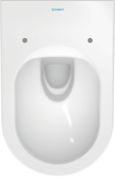 Duravit ME by Starck Wand-Tiefspül-WC, HygieneFlush, rimless, mit HygieneGlaze, weiß