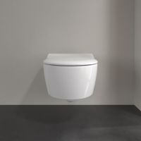 Vorschau: Villeroy&Boch Avento WC-Sitz Slimseat abnehmbar, mit Absenkautomatik, weiß