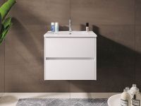 Vorschau: RIHO Porto Wave Waschtisch mit Unterschrank 60cm & LED-Spiegel