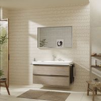 Vorschau: hansgrohe Xelu Q Waschtischunterschrank 118x47,5cm, 2 Schubkästen