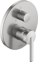Duravit Balcoon Duscharmatur 2 Verbraucher edelstahl gebürstet BA4210012070