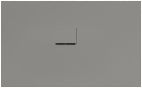 Villeroy&Boch Squaro Infinity Quaryl®-Duschwanne, Eckeinbau links gegen Wand, 130x80cm grey 