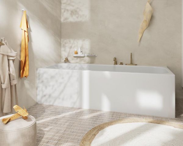 hansgrohe Tecturis S 3-Loch Einhebel-Wannenrandmischer mit sBox, brushed bronze 73447140