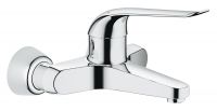 Vorschau: Grohe Euroeco Special Einhand-Waschtischbatterie, Wandmontage, Ausladung 205mm, chrom