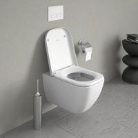 Vorschau: Duravit Happy D.2 WC-Sitz mit Absenkautomatik, abnehmbar, weiß